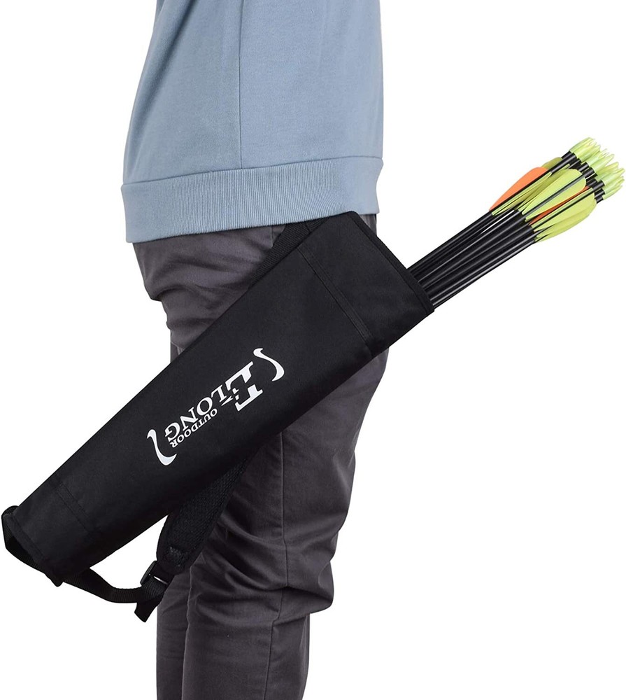 Archery Arrow Quiver Holder Arrow Adjustable Backpack Bag for Hunting Target