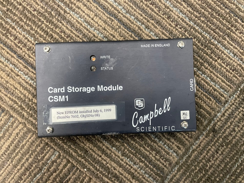 Campbell Scientific Card Storage Module CSM1 working and ready