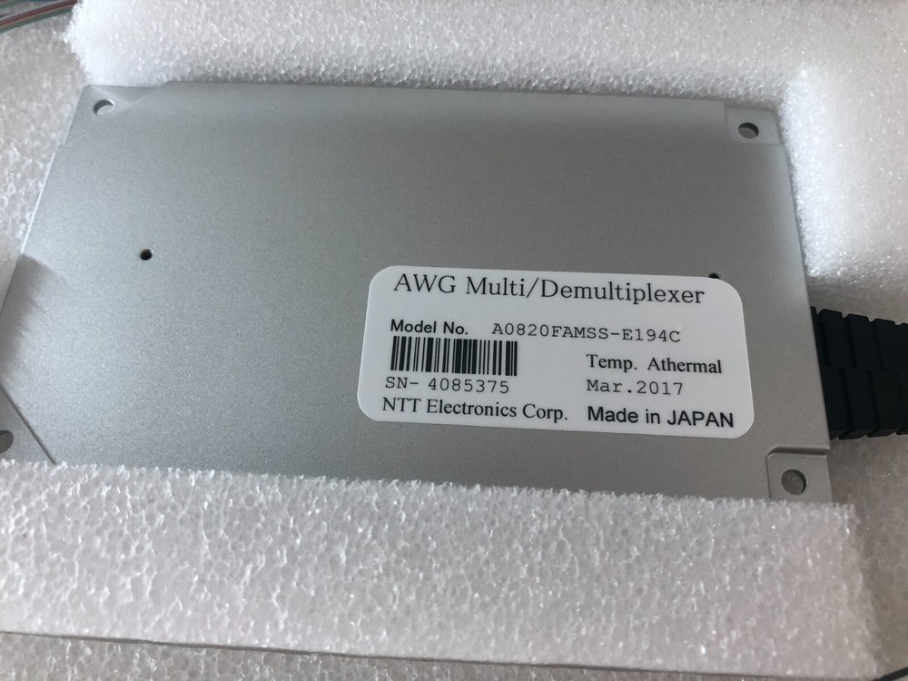 NTT Electronics AWG multi/demultiplexer A0820FAMSS-E194C