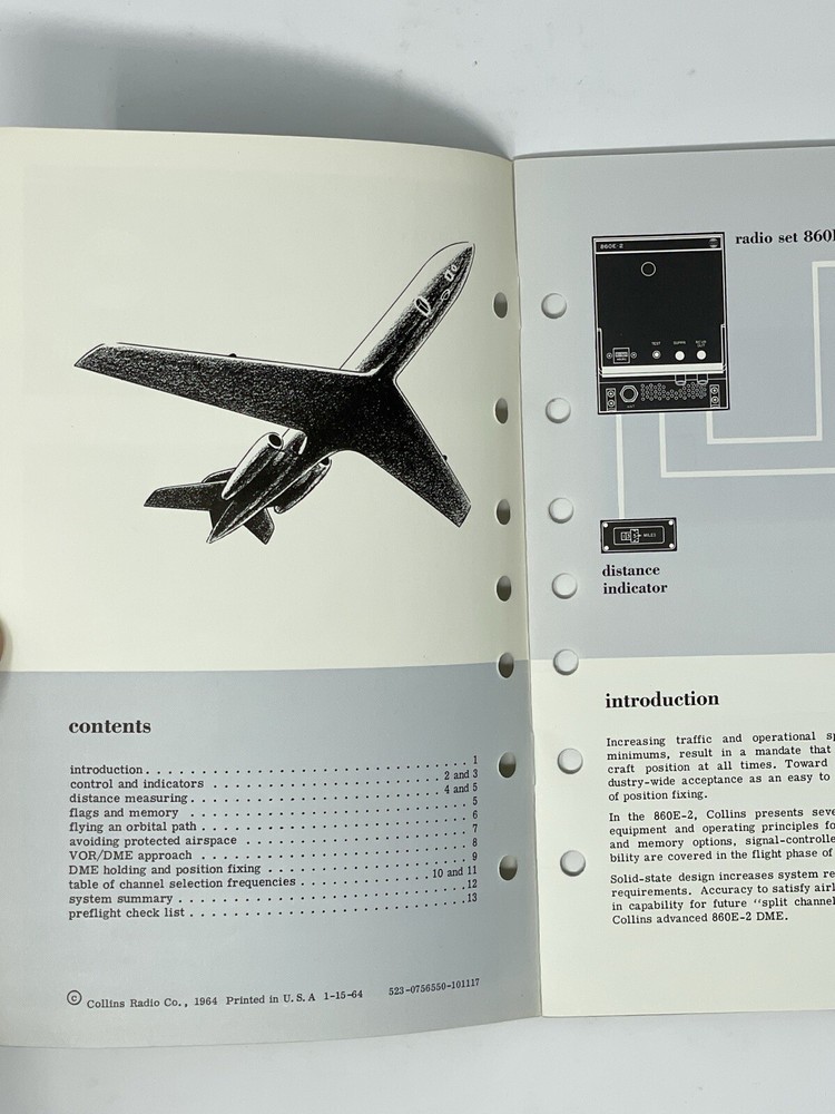 Bendix FDS-840 Flight Commander Pilot's Guide Vintage 1969 ACS 720-A