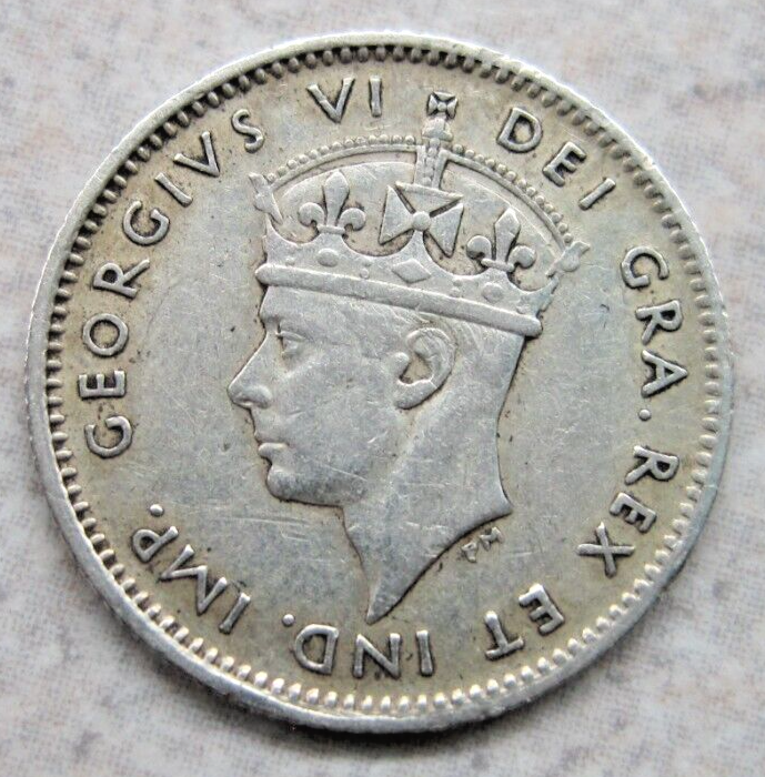 1940-C Newfoundland 5 Cents Silver