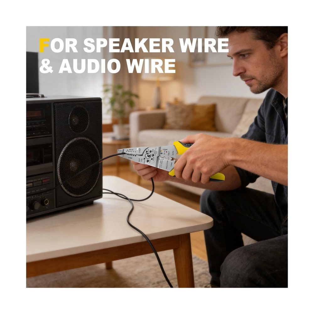 KATA 8-Inch Wire Stripper Tool - Professional Wire Stripping, Cutting & Crimp...