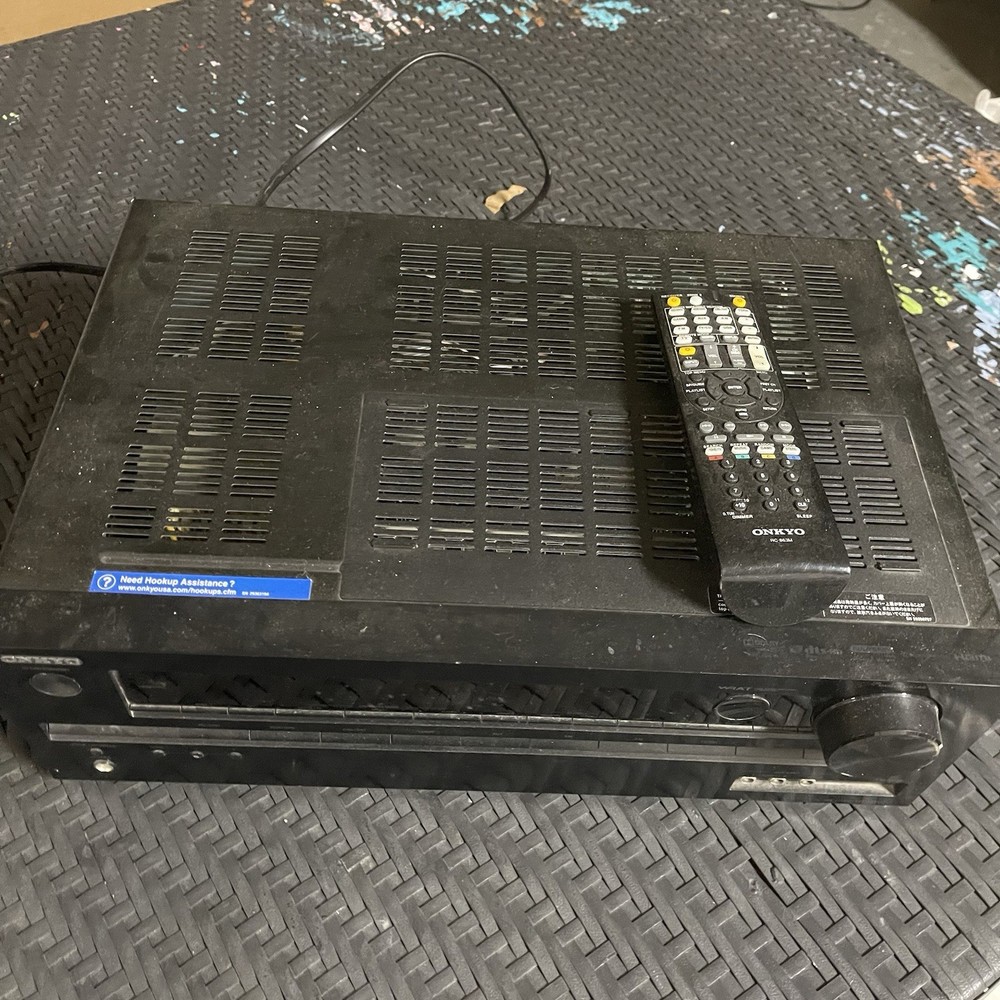Onkyo AV Receiver HT-R592 7.1-Channel With Remote Bundle Working