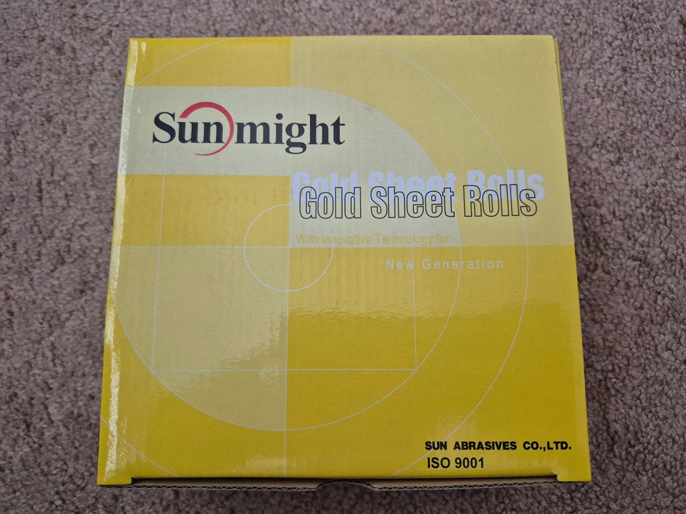 Sunmight 06111 PSA Gold Sheet Roll 2-3/4"x45 yard 220 Grit, 1 Roll