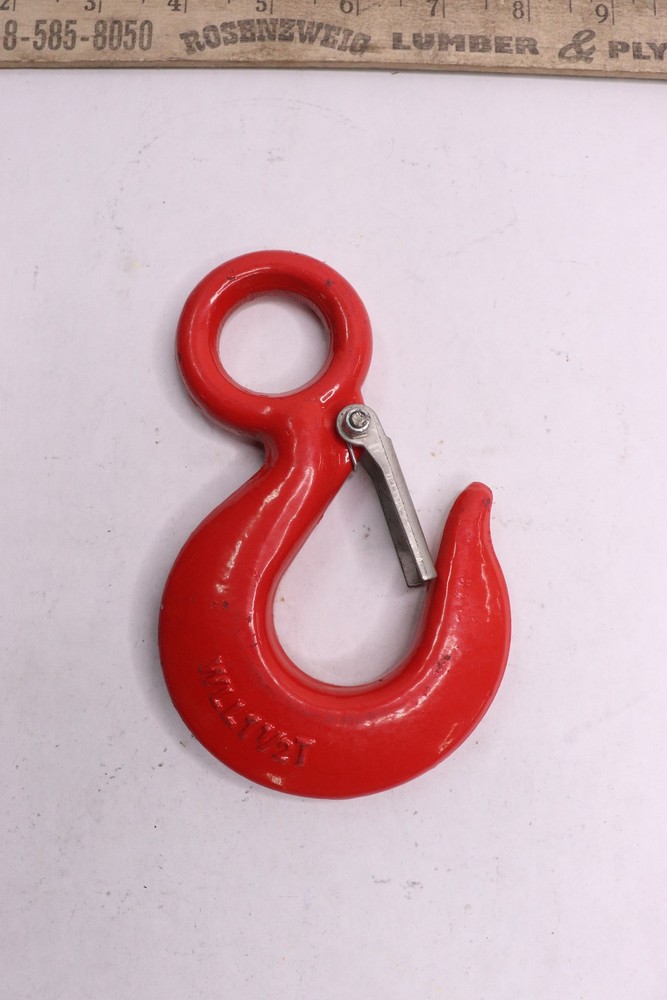 Carbon Hook Swivel w/Latch WLL1-1/2T