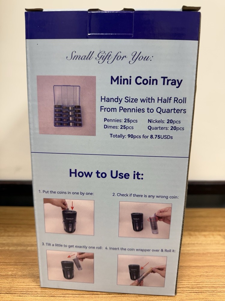 KORTKOIN AUTOMATIC - MINI COIN TRAY + COIN SORTER