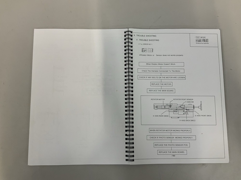 Key Master Arcade Game Owner’s Manual