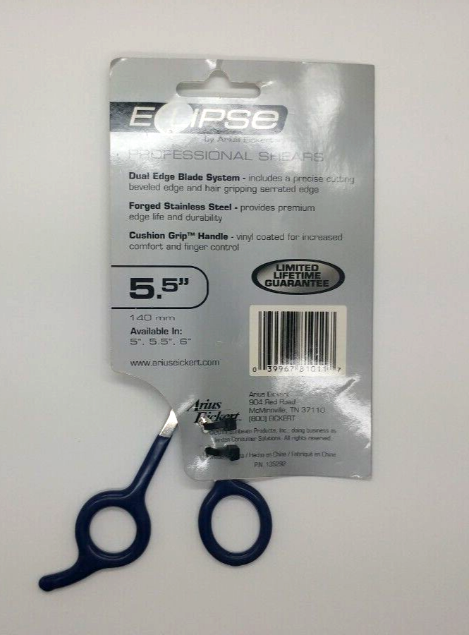 Lot of 2 Arius Eickert Professional Eclipse 5.5" Barber Salon Shear Scissors