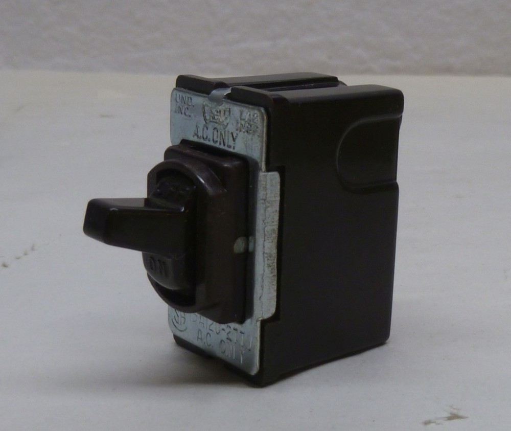 Vintage Despard Interchangeable Toggle Light Switch, Single-Pole Eagle Brown 15A