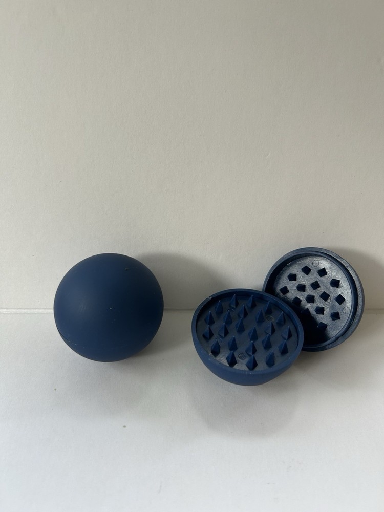Ball Shaped Herb Grinder (x2 Blue)