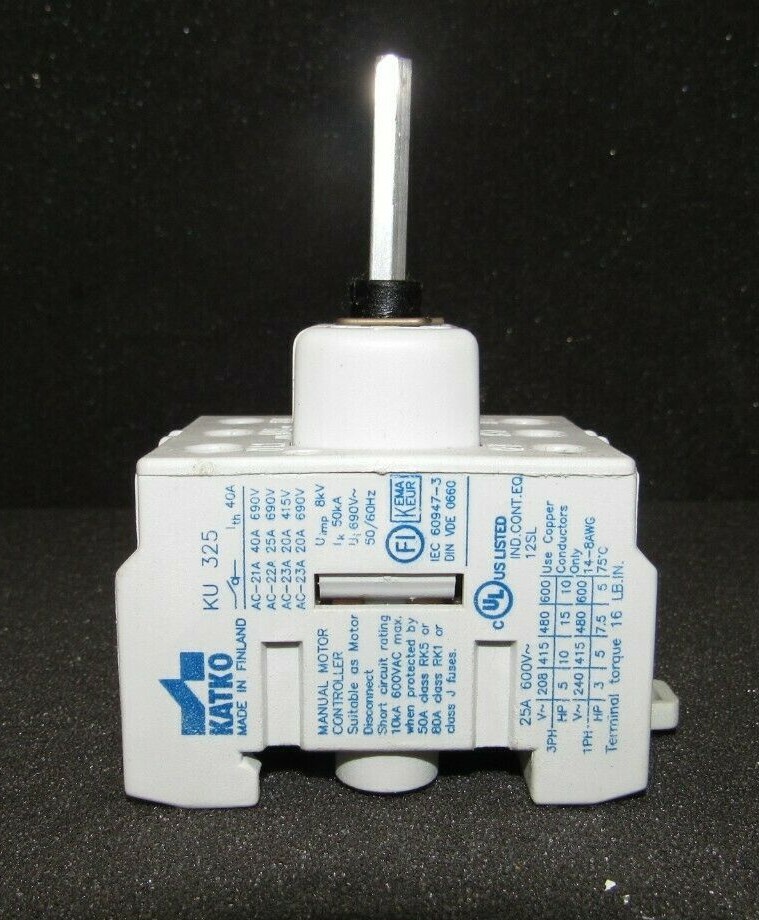 KATKO KU 325 DIN-Rail Mounting Rotary Switch