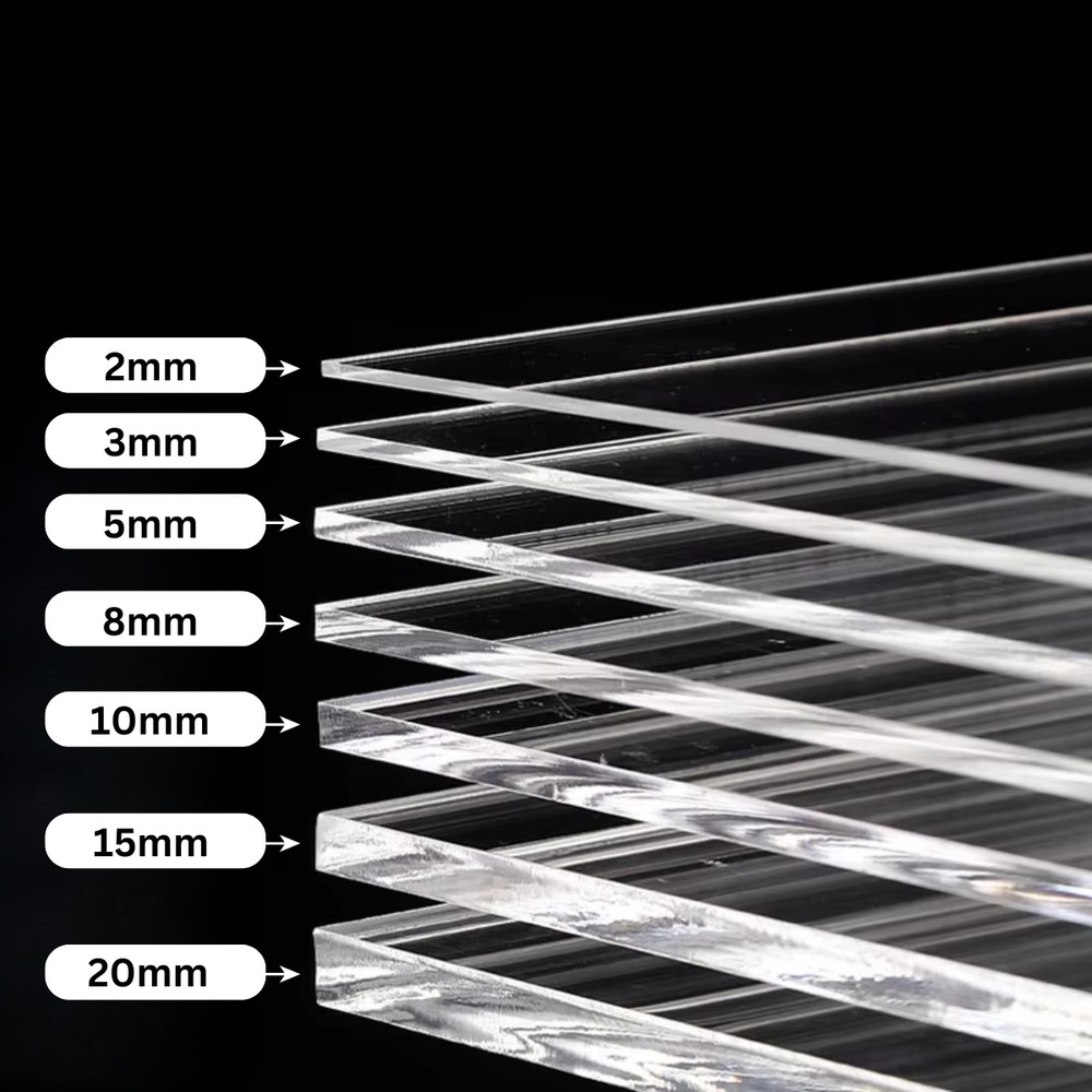 Acrylic Plexiglass Plastic Sheet - 1/8" Thick - Silver Mirror - 6" x 6"