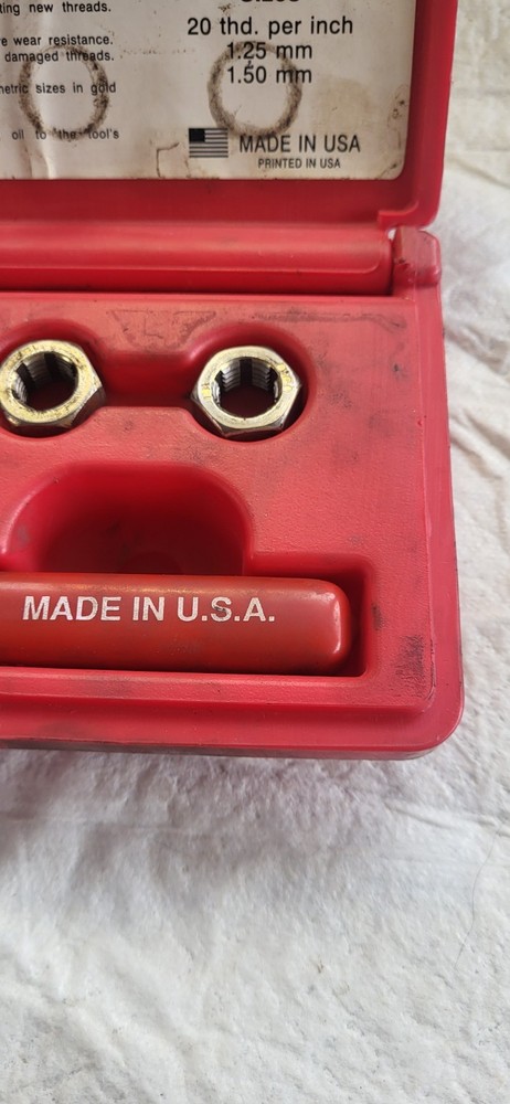 Matco Tools 5pc Rethreading Kit SRS25