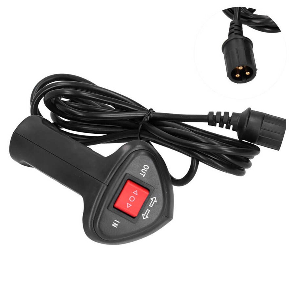 Universal Electric Winch Controller Remote Control With 9.2ft Cable For Car Off