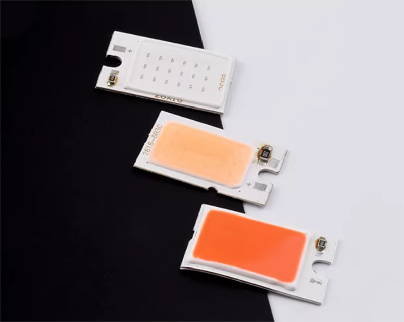 Small Volume 12V Square LED Bead Light Source 5V Luminous Light Board 7-colors
