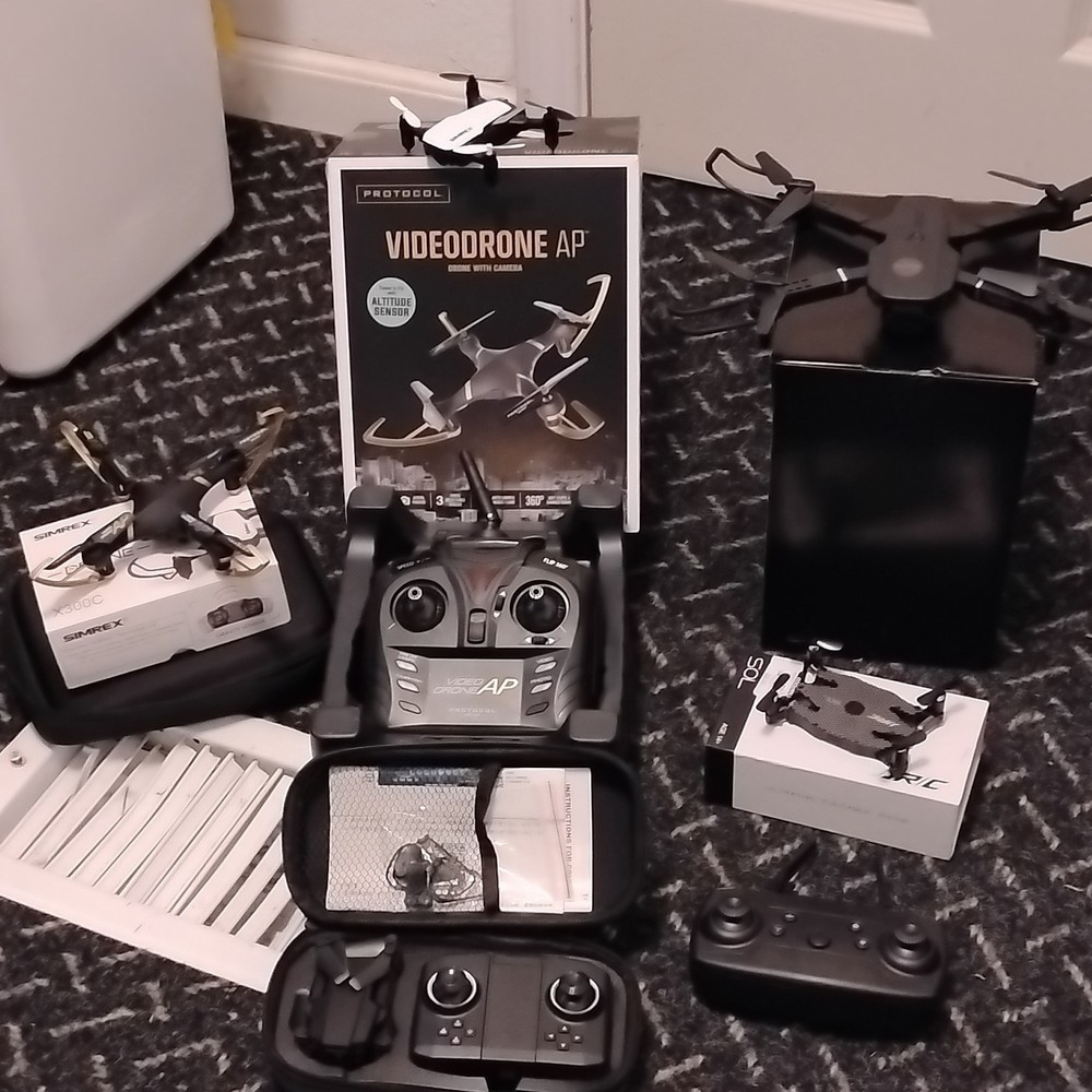 Protocol Videodrone AP & Simrex X300C RC Quadcopter With Camera Altitude Sensor