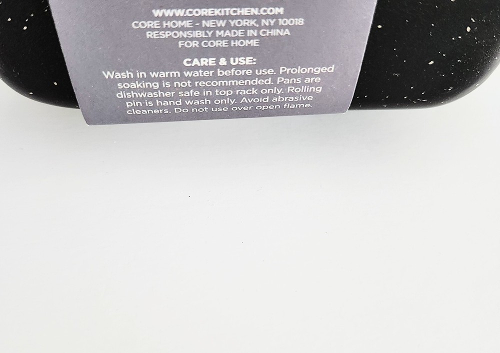 Core Kitchen 3-Piece Mini Bakeware Set-Loaf Pan, Springform Pan, Rolling Pin NEW