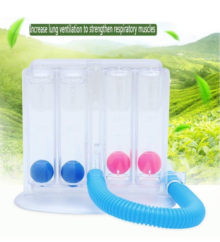 4 Balls Respiratory Exerciser Deep Breathing Exerciser Breath Exercise
