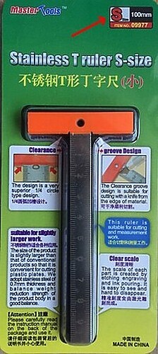 Trumpeter STAINLESS T RULER S SIZE - #9977
