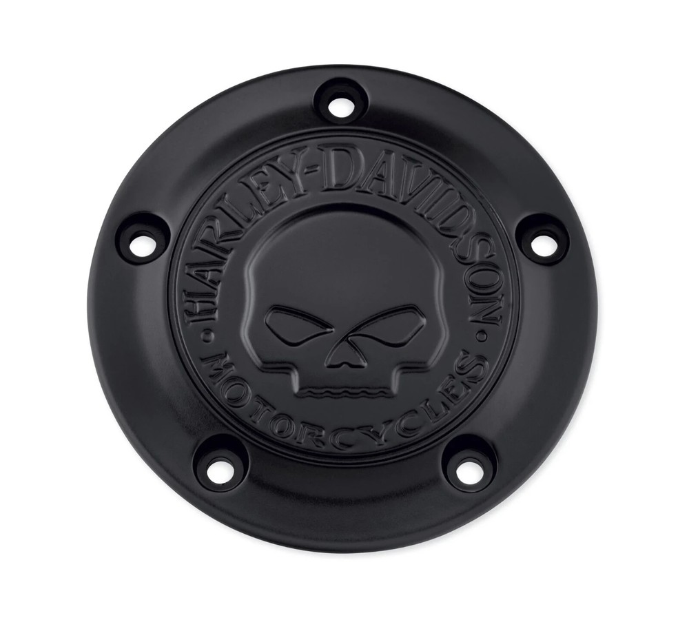 NEW HARLEY DAVIDSON WILLIE G BLACK TIMER COVER 2017 - 2023 M8