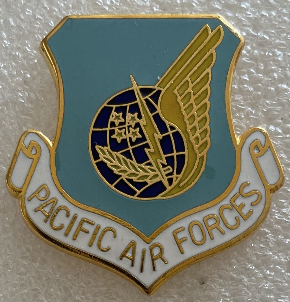 USAF Pacific Air Forces Pin Used P5