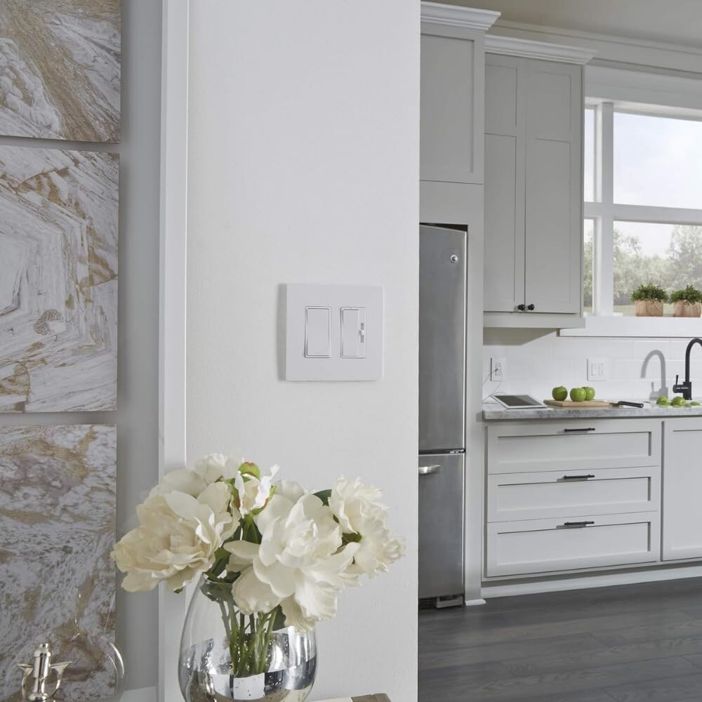 4-Way Switch, Decorator Paddle Rocker Light Switch, Residential Grade, 15A 120V