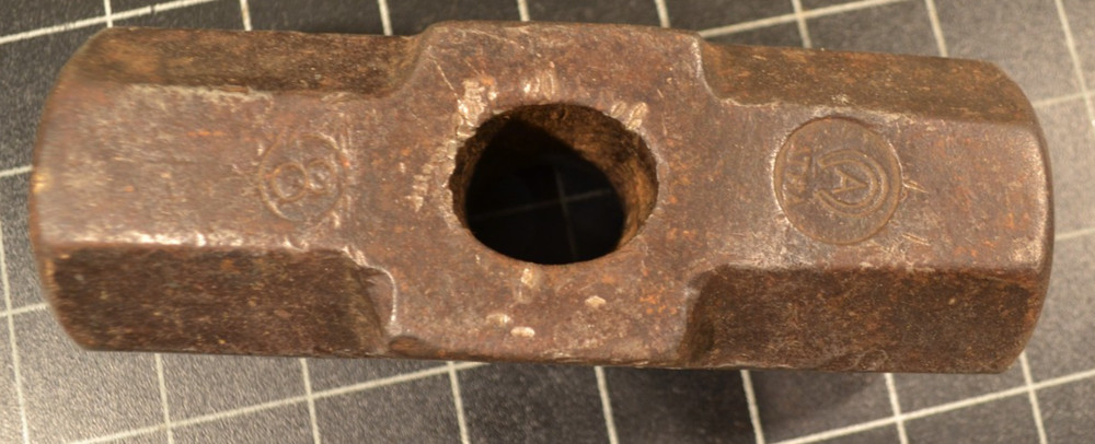 ATHA - 8# - SLEDGE HAMMER HEAD - BLACKSMITH - GOOD CONDITION