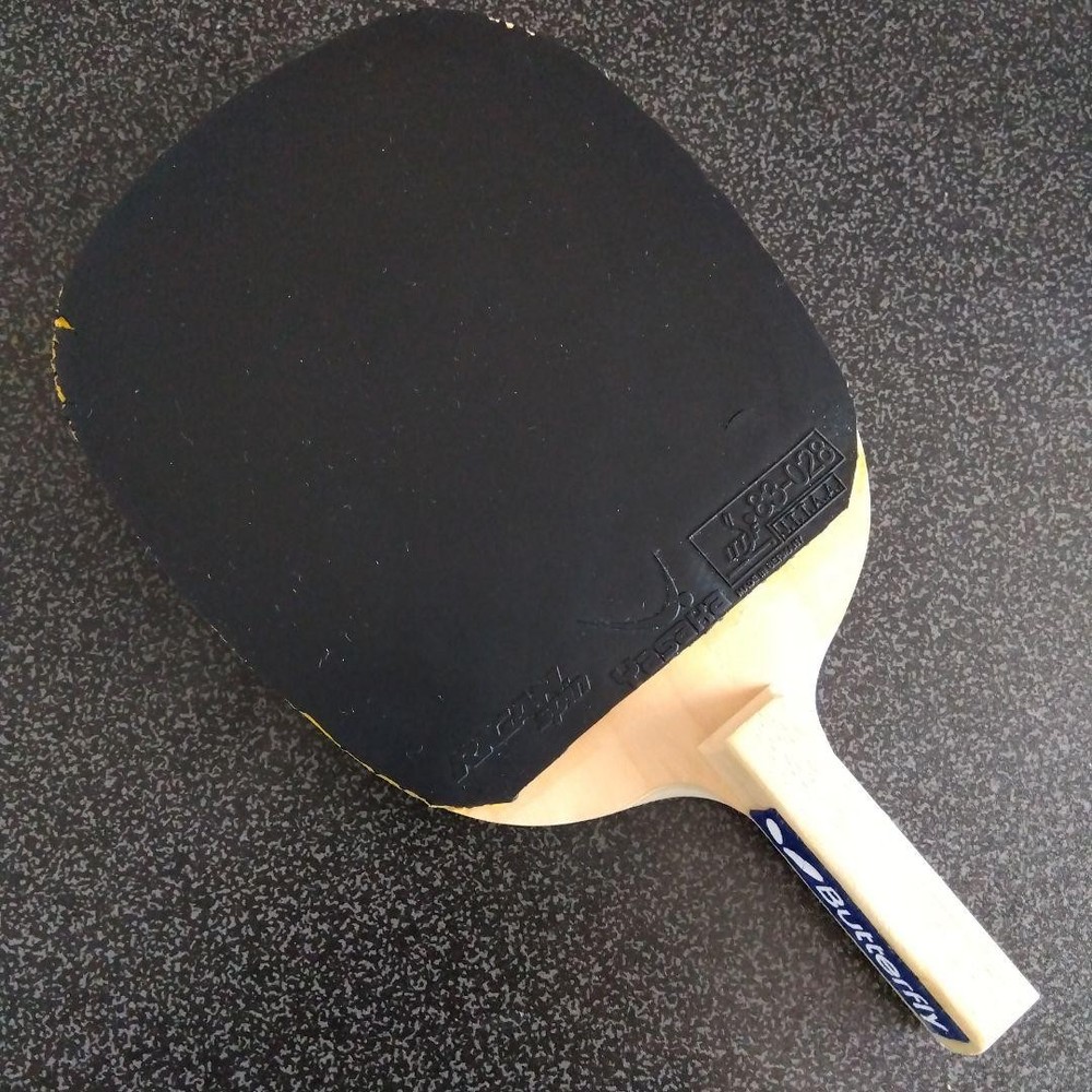 Butterfly Table Racket BIRIBA Performance Rubber RIGANspin