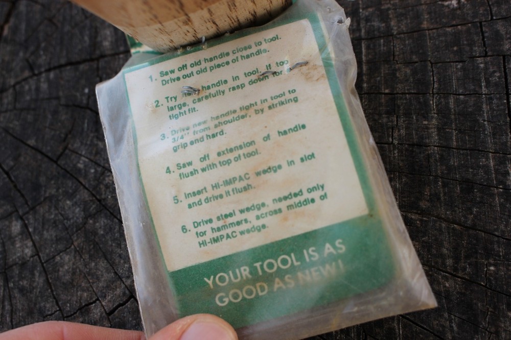 Riggers Hatchet Handle - Appalachian Mountain Hickory Handle