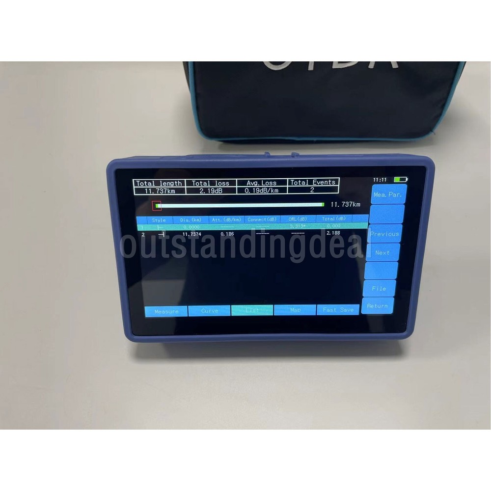 JW3302E Multifunctional Automatic Optical Time Domain Reflectometer Touch Screen