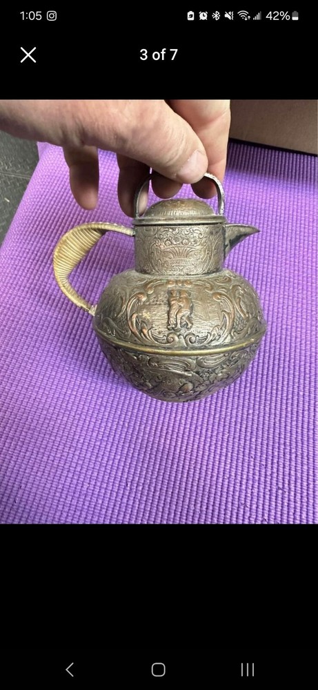 Antique E.G Webster And Sons Repose Silver Plate Pitcher