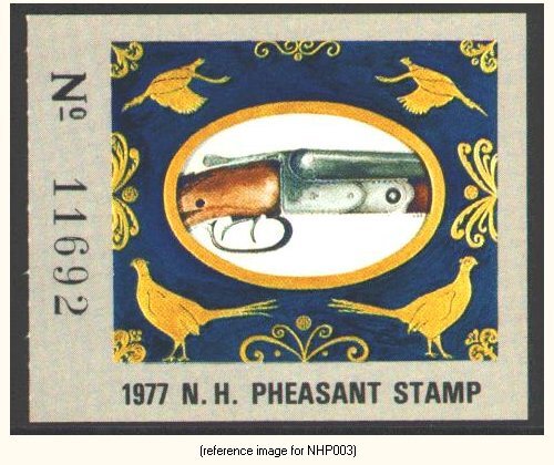 D2K New Hampshire Pheasant Stamp 1977 none