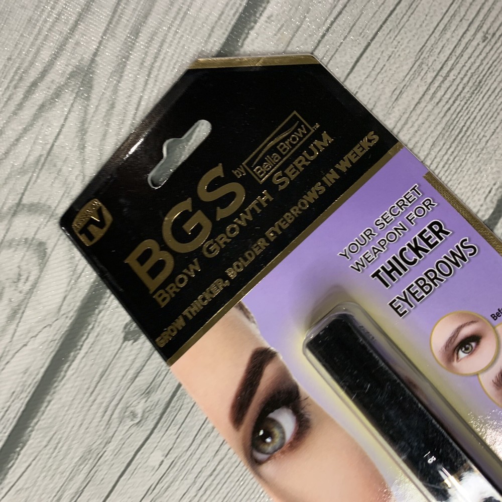 BGS Bella Eyebrows Growth Serum Thicker Bolder Brow in Weeks New Sealed