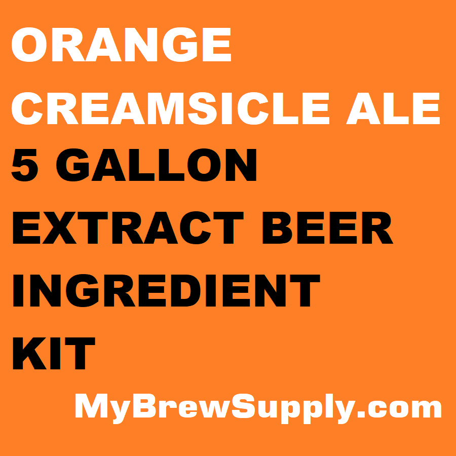 Orange Creamsicle Ale 5 Gallon Beer Extract Ingredient Kit by My Brew Supply
