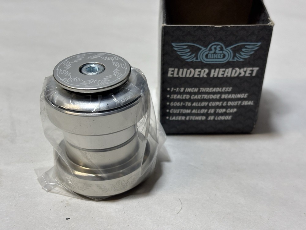 SE BIKES Eluder Threadless Silver Headset 4673