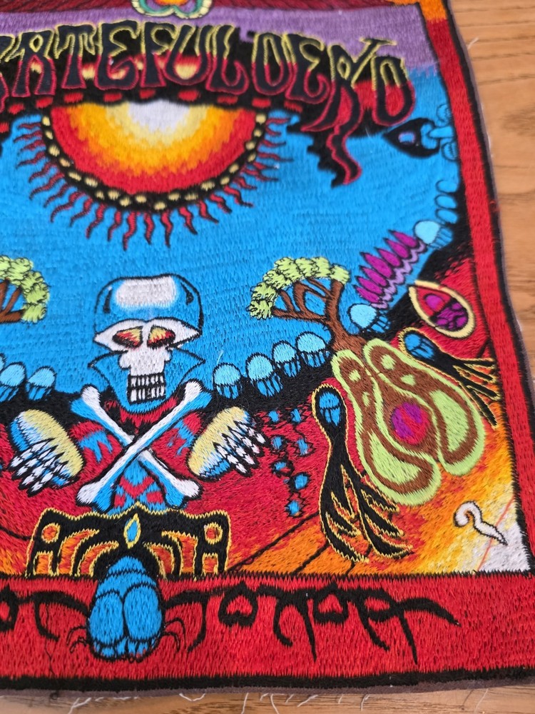 Vintage Grateful Dead Embroidered Back Patch Aoxomoxoa