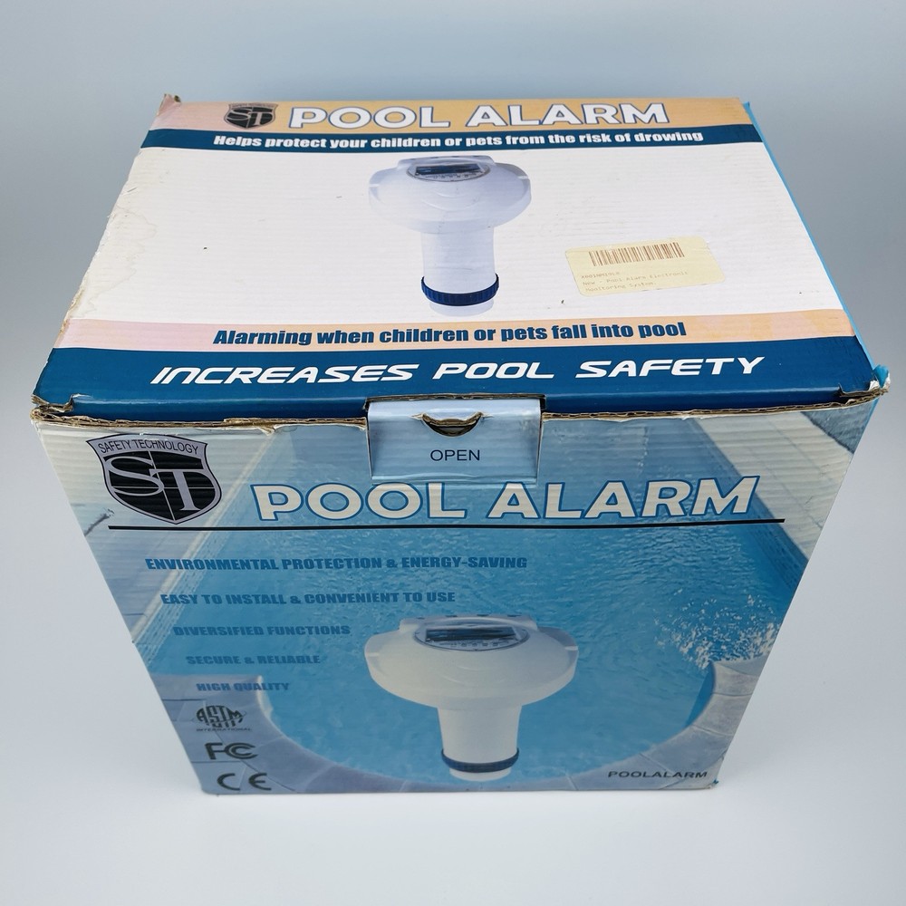 Safety Technology Pool Alarm System Wireless Range 400ft Sound Alarm