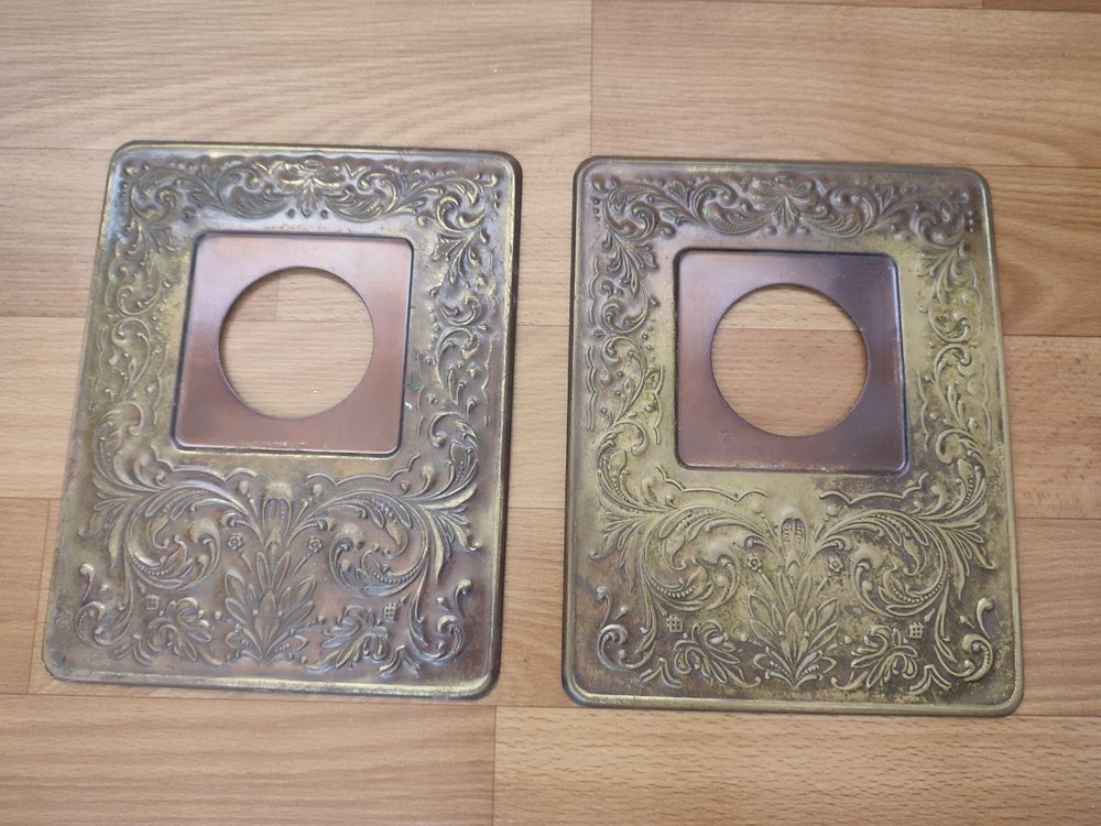 Original Vintage Brass Switch Frames 1950s'