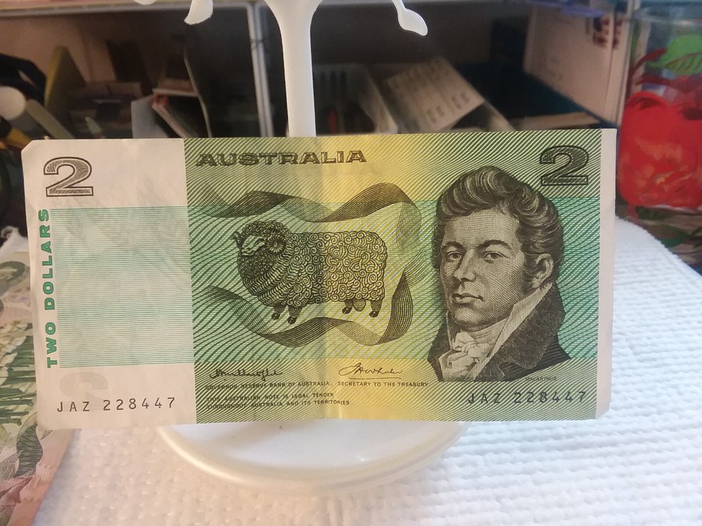 Australia Ca. 1980 $2 Note