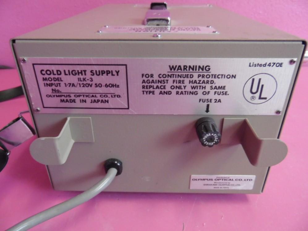 Olympus Optical ILK-3 Endoscopic 150W Halogen Endoscope Light Source MINT MINT