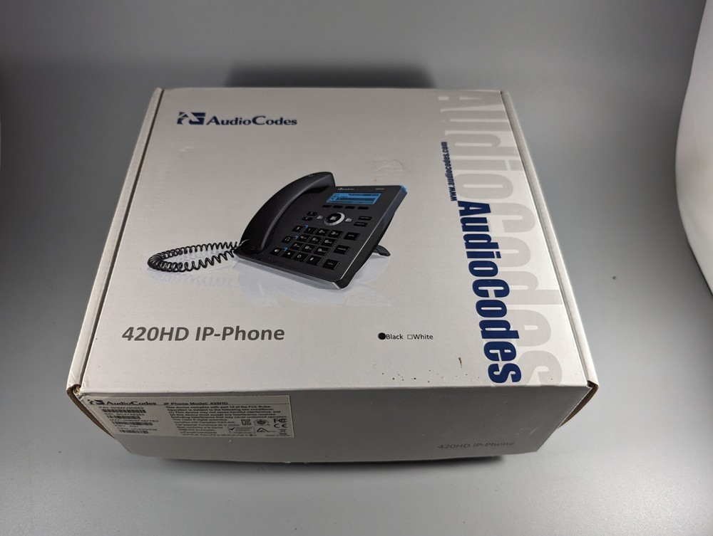 Audiocodes UC420HDE IP Phone - NIB 4 Pack