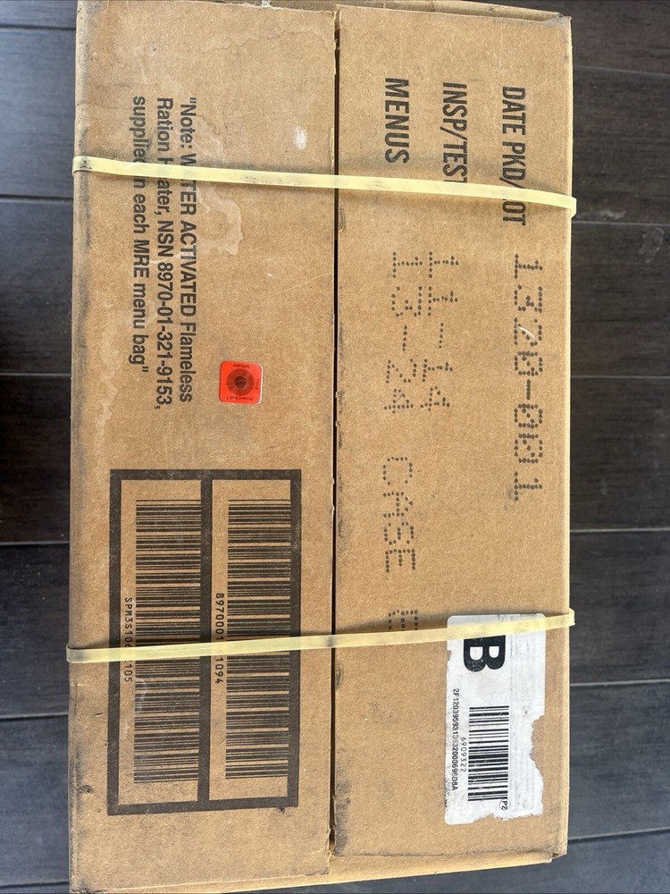 Official Military MRE Cases