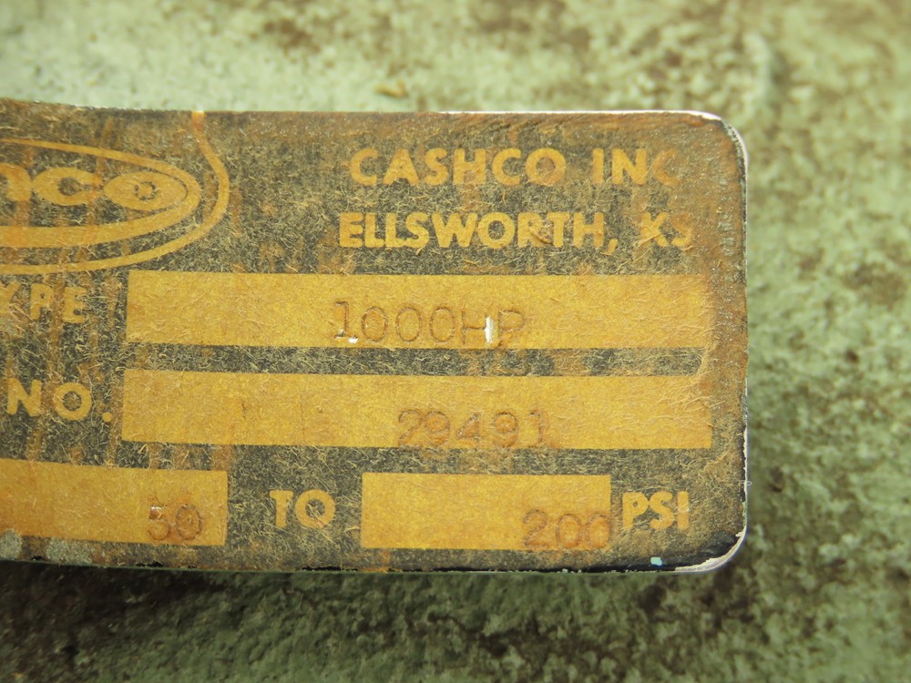 AW Cash Co 1000HP Pressure Reducing Regulator 3/4" NPT