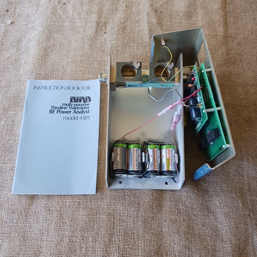 Bird Thruline Wattmeter "Power Analyst", model 4381, some testing - read update