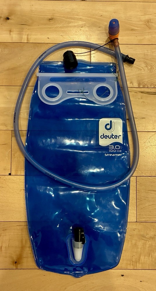 Evoc Stage 12L Hydration Backpack Yellow With Deuter Bladder Cycling !