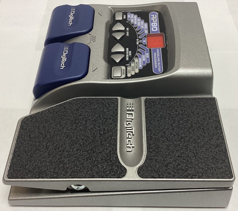 DigiTech RP80 Multi Effects Pedal Modeling Guitar Processor w/ Power Supply Box