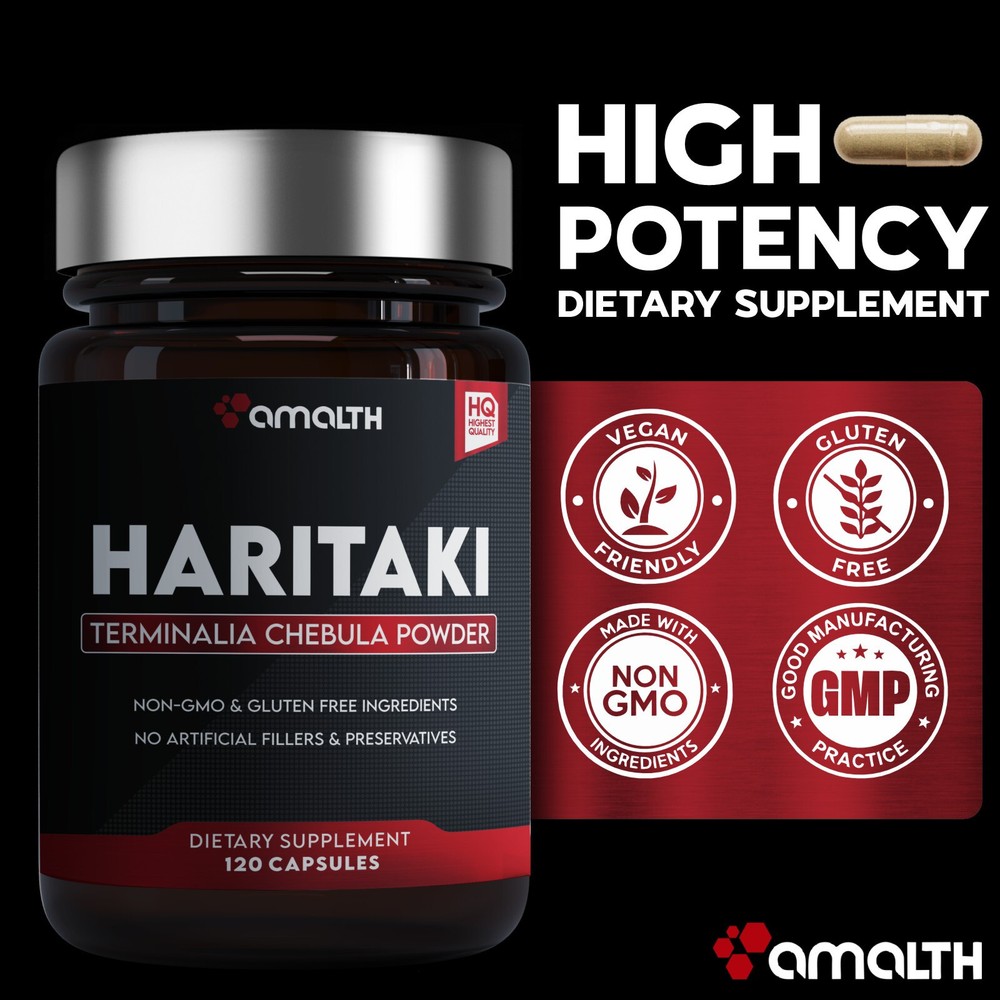 Haritaki Powder 120 Capsules