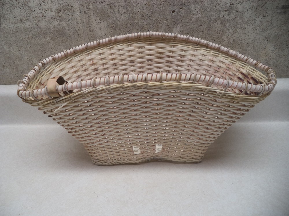 Sears Spyder 500 Front Handlebar Basket Woven Plastic Original