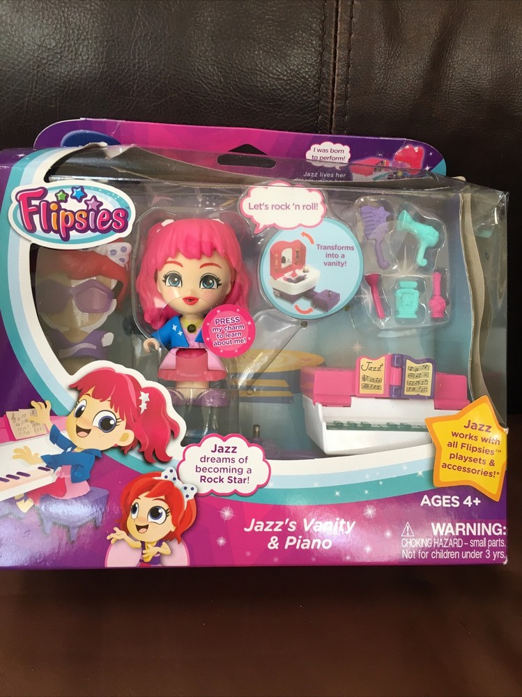 Flipsies JAZZ vanity & Piano By Vtech NEW