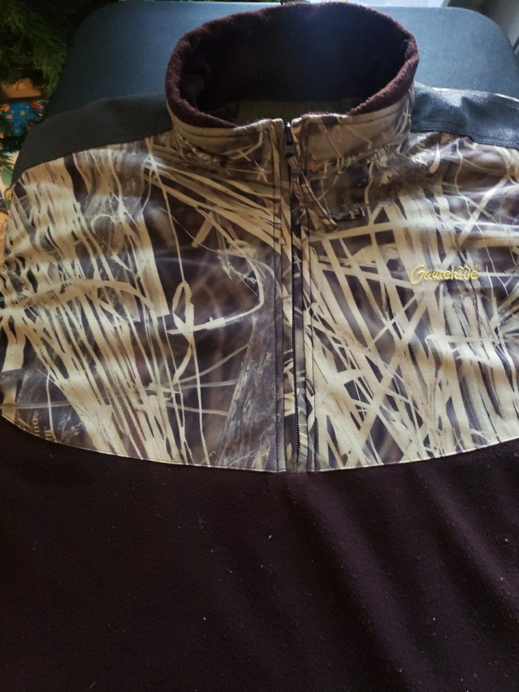Gamehide Jacket Size X-LARGE Pullover Camouflage Hush Hide Hunting Fleece